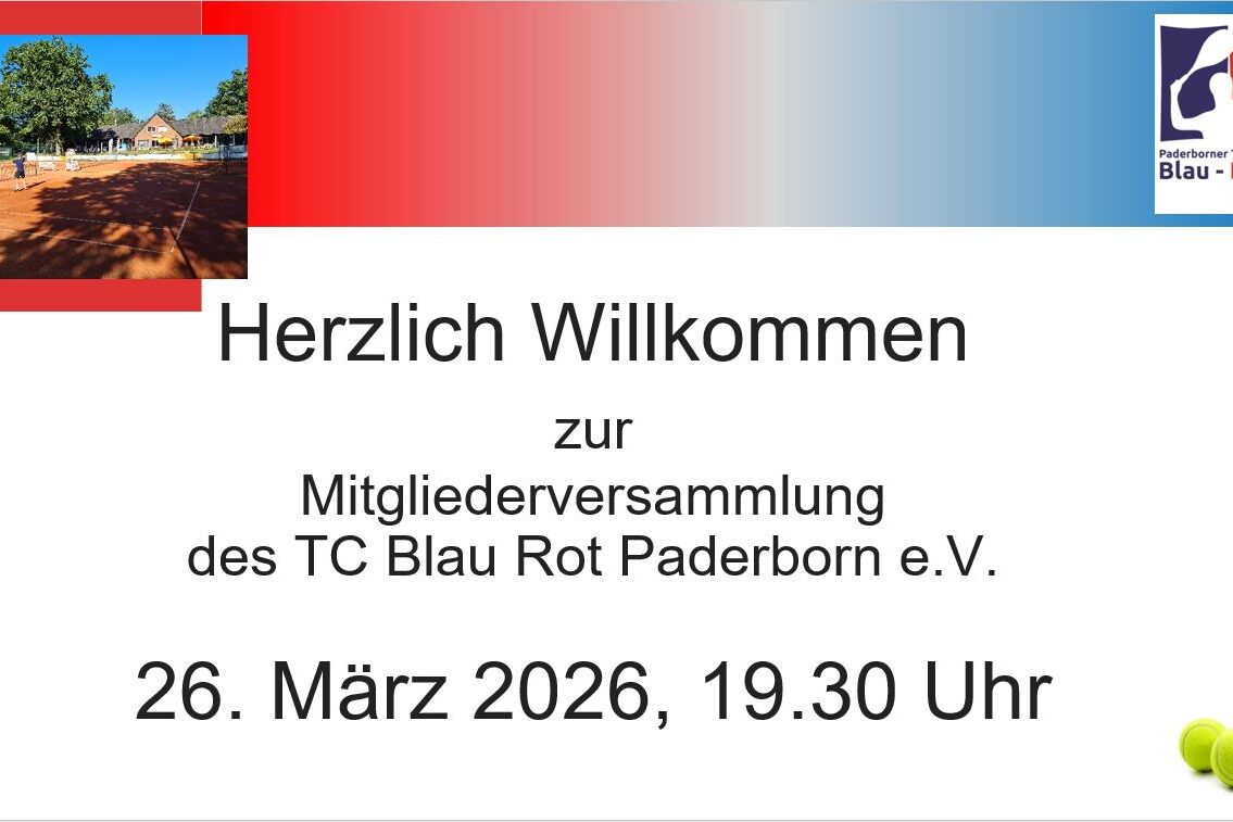2026 Mitgliederversammlung